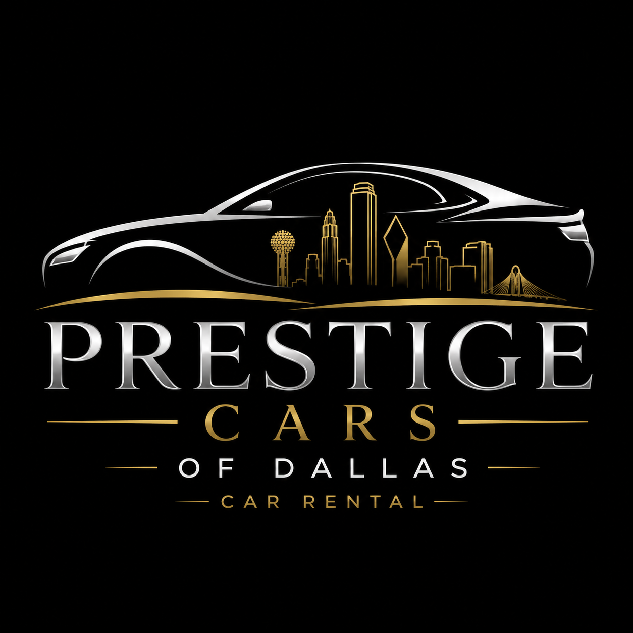 Prestige Cars of Dallas logo