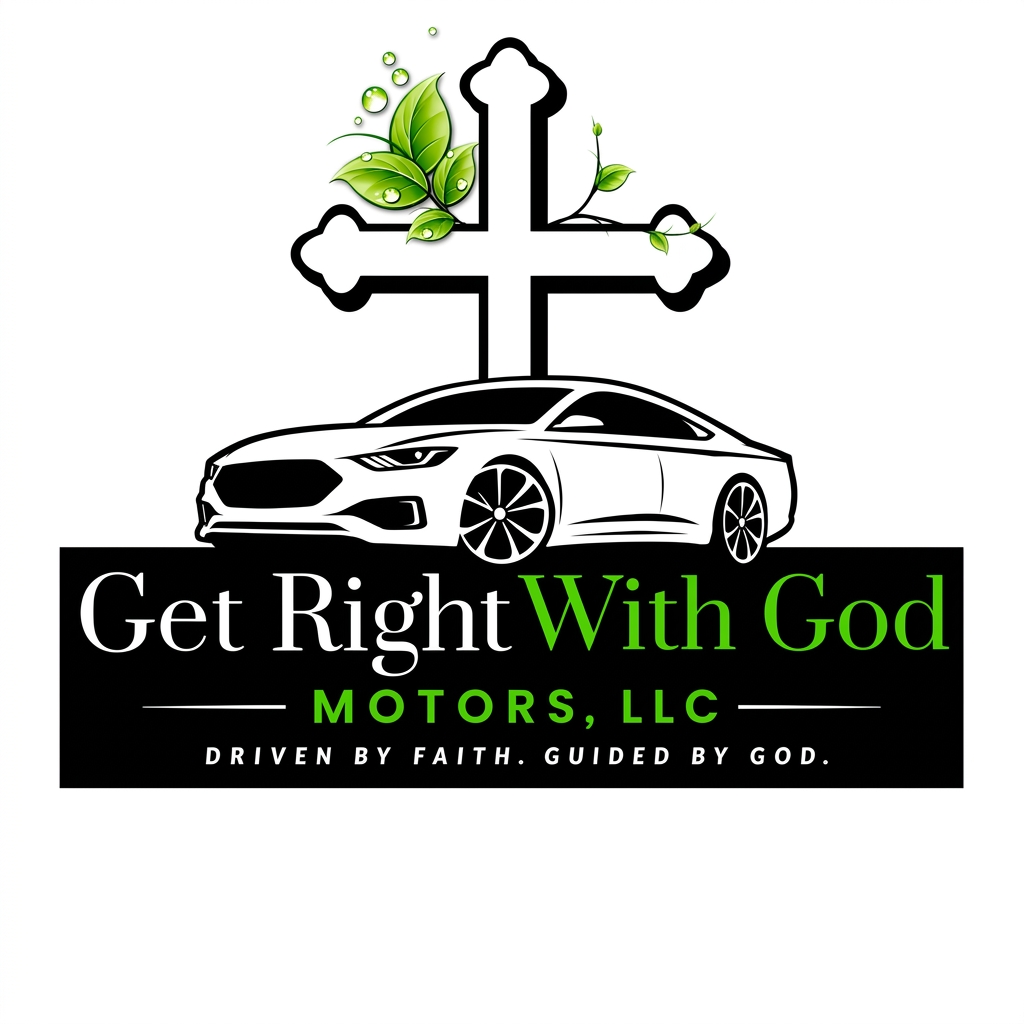 GET RIGHT WITH GOD MOTORS logo